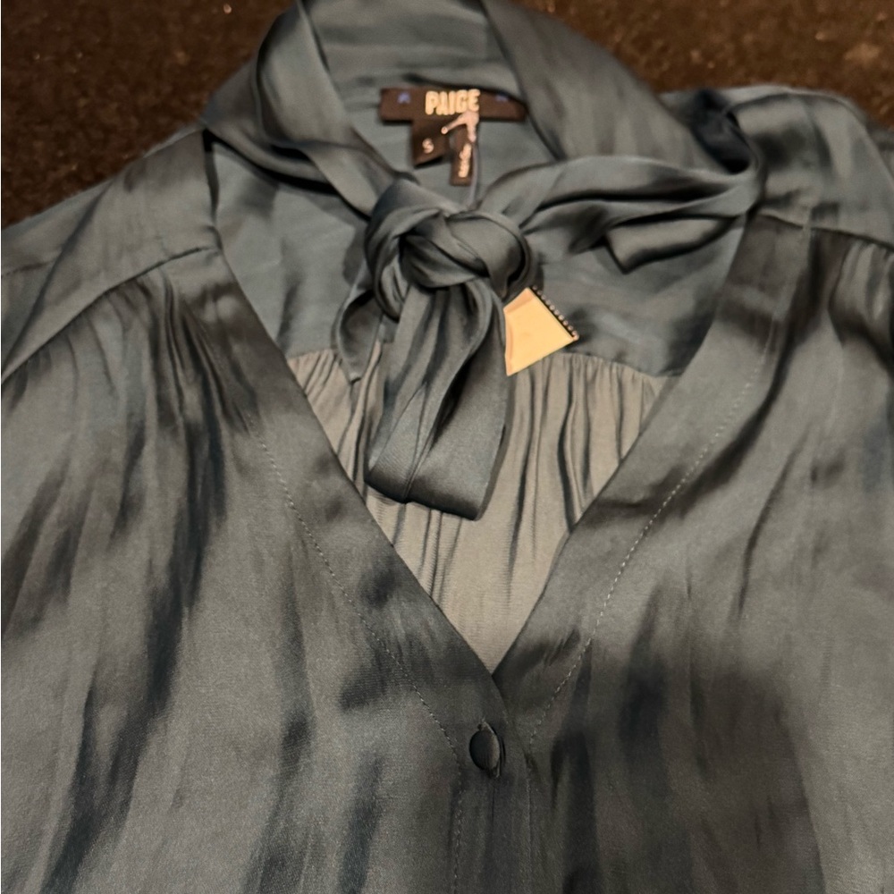 CLEOBELLE DARK SPRUCE BLOUSE - Picture 5 of 9
